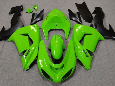 Vert 2006-2007 Kawasaki ZX10R Carénage Moto