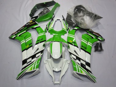 Vert Blanc Noir 2011-2015 Kawasaki ZX10R Carénage Moto