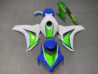 Vert Brillant & Bleu 2008-2011 Honda CBR1000RR Carénage Moto
