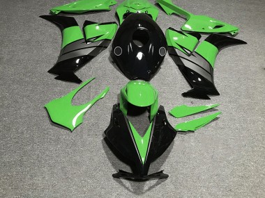 Vert Brillant Noir & Gris 2012-2016 Honda CBR1000RR Carénage Moto