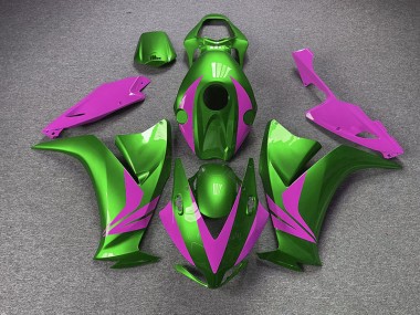 Vert Brillant & Rose 2012-2016 Honda CBR1000RR Carénage Moto