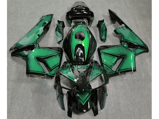 Vert Clair Profond 2005-2006 Honda CBR600RR Carénage Moto Vert Clair Profond 2005-2006 Honda CBR600RR Carénage Moto