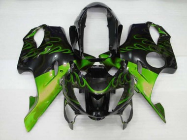 Vert Flamme 1999-2000 Honda CBR600 F4 Carénage Moto