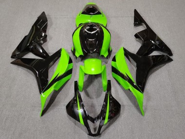 Vert Lime & Noir 2007-2008 Honda CBR600RR Carénage Moto