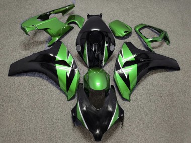 Vert & Noir 2008-2011 Honda CBR1000RR Carénage Moto