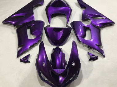 Violet 2005-2006 Kawasaki ZX6R Carénage Moto