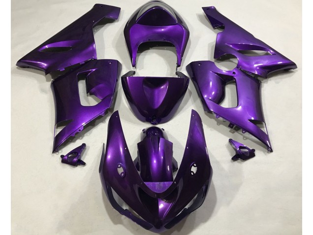 Violet 2005-2006 Kawasaki ZX6R Carénage Moto Violet 2005-2006 Kawasaki ZX6R Carénage Moto