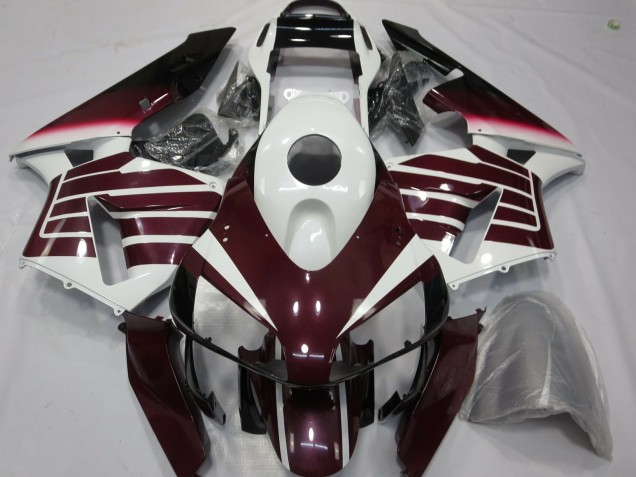 Violet & Blanc 2003-2004 Honda CBR600RR Carénage Moto Violet & Blanc 2003-2004 Honda CBR600RR Carénage Moto