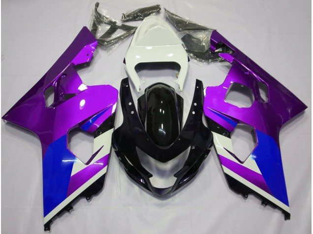 Violet Brillant 2004-2005 Suzuki GSXR 600-750 Carénage Moto Violet Brillant 2004-2005 Suzuki GSXR 600-750 Carénage Moto