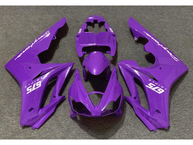 Violet Brillant 2006-2008 Triumph Daytona 675 Carénage Moto Violet Brillant 2006-2008 Triumph Daytona 675 Carénage Moto