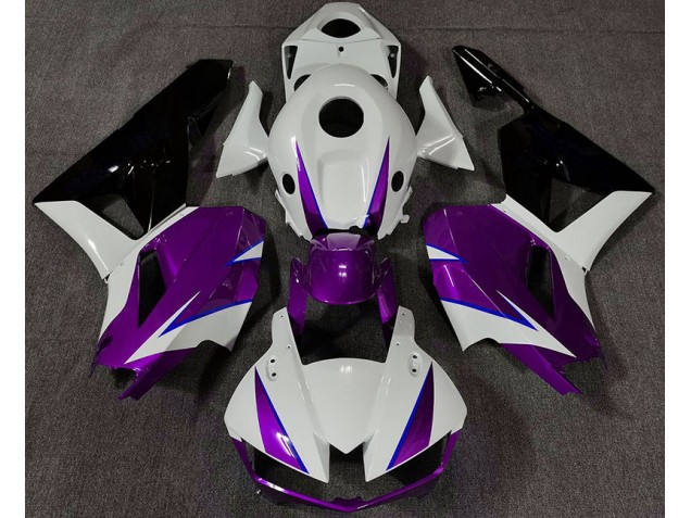 Violet Brillant Blanc & Bleu 2013-2023 Honda CBR600RR Carénage Moto Violet Brillant Blanc & Bleu 2013-2023 Honda CBR600RR Carénage Moto