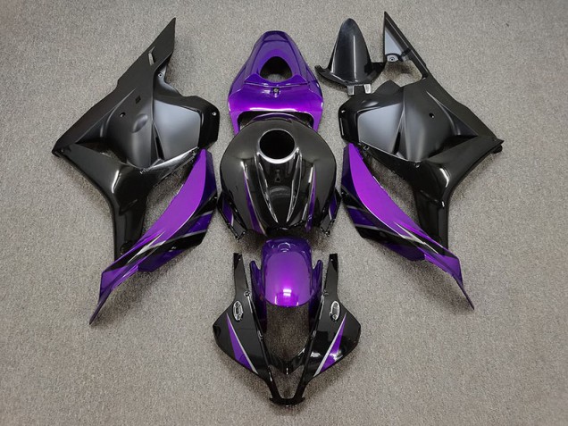 Violet Brillant & Noir 2009-2012 Honda CBR600RR Carénage Moto Violet Brillant & Noir 2009-2012 Honda CBR600RR Carénage Moto