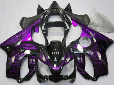 Violet Flamme 2001-2003 Honda CBR600 F4i Carénage Moto