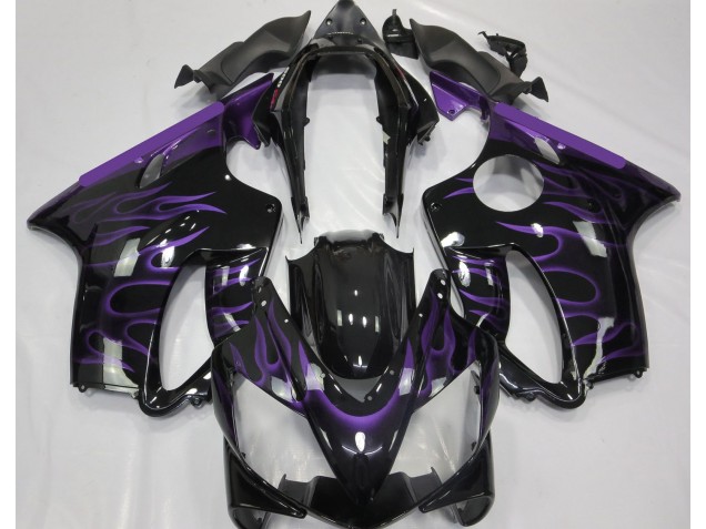 Violet Flamme 2004-2007 Honda CBR600 F4i Carénage Moto Violet Flamme 2004-2007 Honda CBR600 F4i Carénage Moto