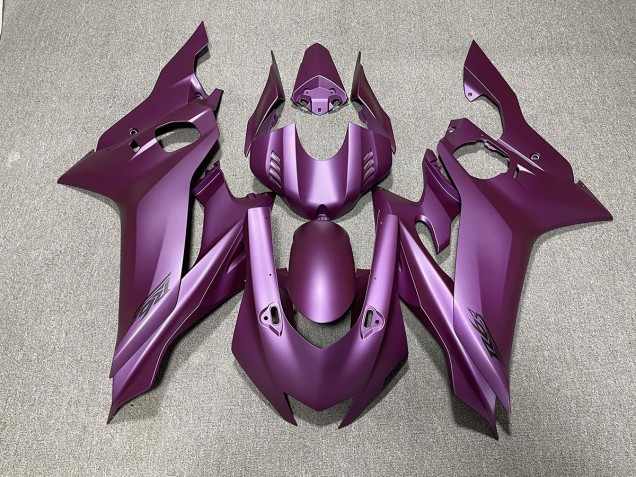 Violet Foncé Mat 2017-2021 Yamaha R6 Carénage Moto Violet Foncé Mat 2017-2021 Yamaha R6 Carénage Moto