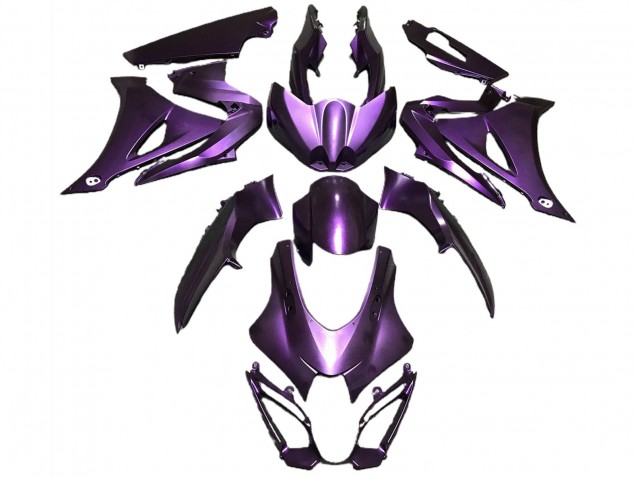 Violet Mat 2017-2023 Suzuki GSXR 1000 Carénage Moto Violet Mat 2017-2023 Suzuki GSXR 1000 Carénage Moto