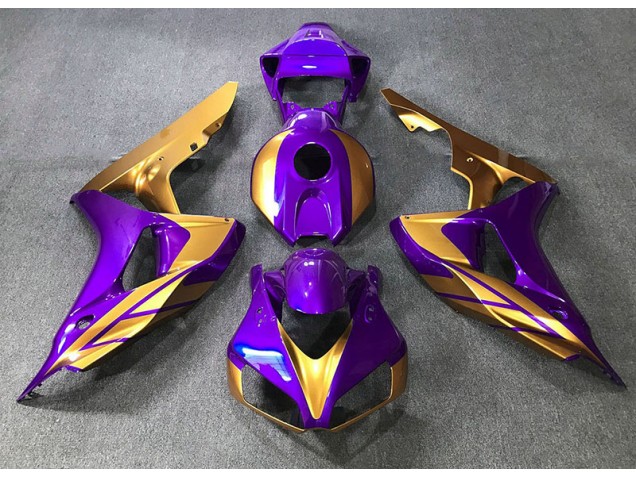 Violet & Or 2006-2007 Honda CBR1000RR Carénage Moto Violet & Or 2006-2007 Honda CBR1000RR Carénage Moto