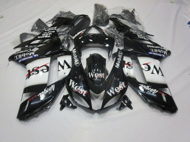 West 2007-2008 Kawasaki ZX6R Carénage Moto