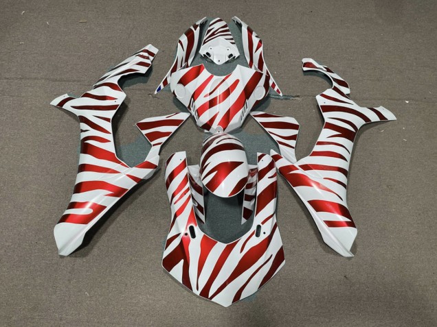 Zèbre Rouge 2015-2019 Yamaha R1 Carénage Moto Zèbre Rouge 2015-2019 Yamaha R1 Carénage Moto